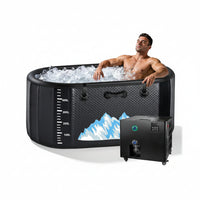 Cold Plunge Tub Designed for Athletic Recovery, 248 Gallon Capacity, 1 HP Chiller, WiFi Control
