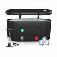 Cold Plunge Tub Designed for Athletes, 195 Gallon Capacity, Insulated Lid, Water Chiller Compatible