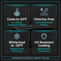 Cold Plunge Tub Built to Cool Below Freezing, Ice-Making Compressor, Ozone Disinfection, Winterized to -20F — Results & Stats