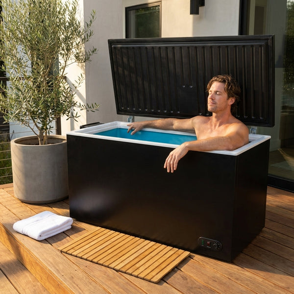 Cold Plunge Tub Built to Cool Below Freezing, Ice-Making Compressor, Ozone Disinfection, Winterized to -20F